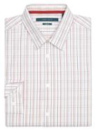 Perry Ellis Multi-color Fine Plaid Shirt