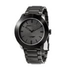 Perry Ellis Slim Line Gunmetal Steel Watch
