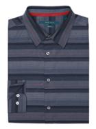 Perry Ellis Multi-color Horizontal Stripe Shirt
