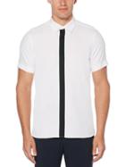 Perry Ellis Slim Fit Stretch Taped Solid Shirt