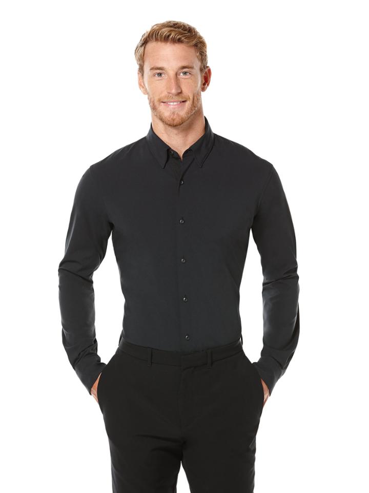 Perry Ellis Slim Fit Active Solid Shirt