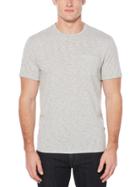 Perry Ellis Slub Crew Neck Pocket T-shirt