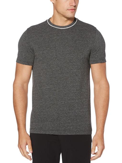 Perry Ellis Heathered Pique Tee
