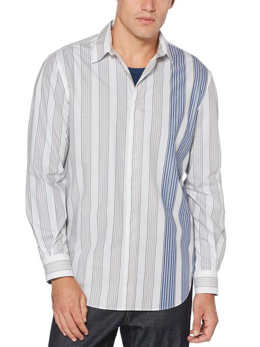 Perry Ellis Engineered Stripe Shirt