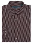 Perry Ellis Big And Tall Non-iron Micro Geo Shirt