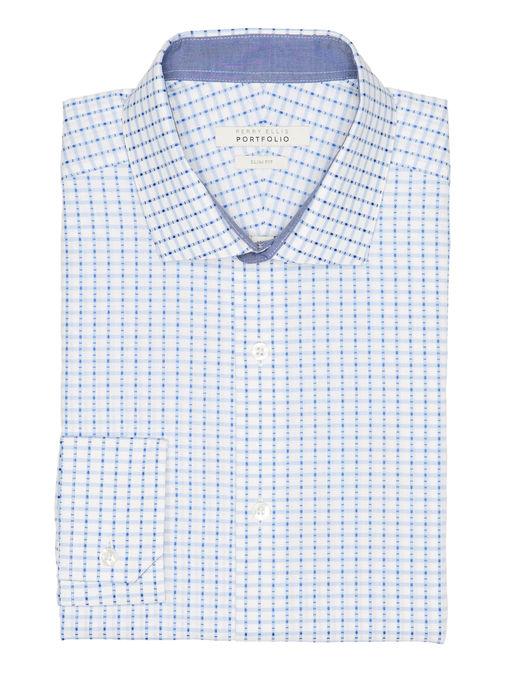 Perry Ellis Slim Graph Dobby Dress Shirt