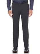 Perry Ellis Slim Fit Heather Check Dress Pant