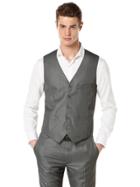Perry Ellis Big And Tall Micro Heather Suit Vest