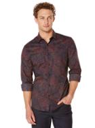 Perry Ellis Big And Tall Speckle Print Shirt