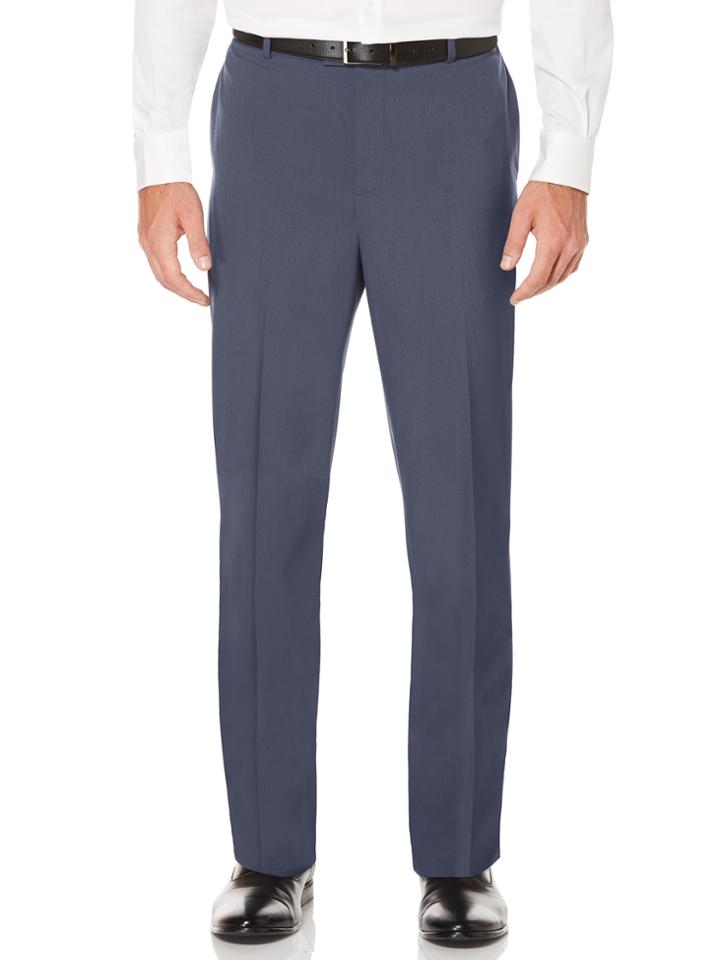 Perry Ellis Solid Flat Front Suit Pant