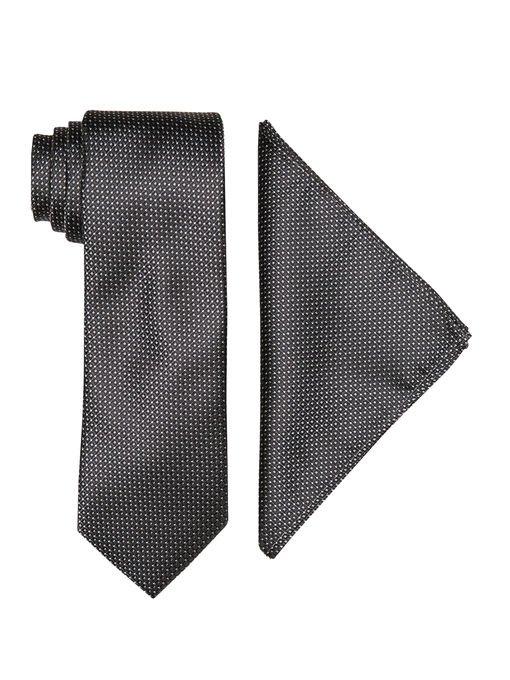 Perry Ellis Beller Neat Tie & Pocket Square Set
