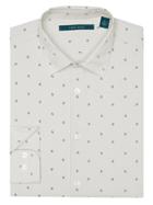 Perry Ellis Long Sleeve Diamond Dot Shirt