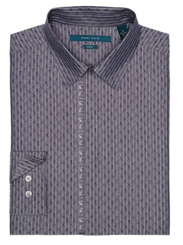 Perry Ellis Big And Tall Paisley Jacquard Fabric Shirt