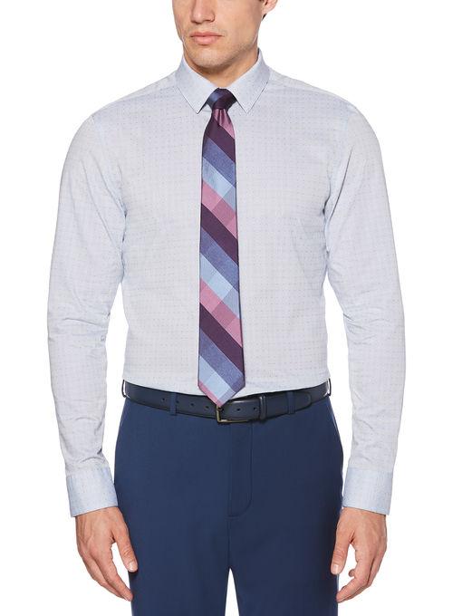 Perry Ellis Slim Fit Dobby Dress Shirt