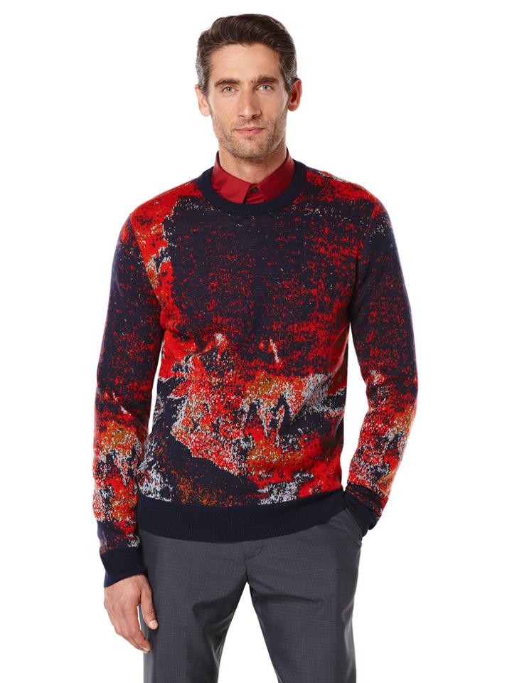 Perry Ellis Heat Sensor Crewneck Sweater