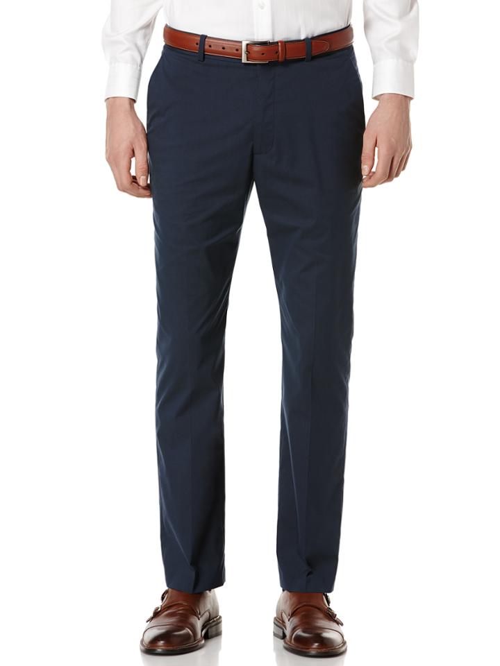 Perry Ellis Slim Fit Iridescent Cotton Suit Pant