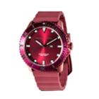 Perry Ellis Deep Diver Red Silicon Watch