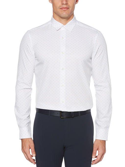 Perry Ellis Micro Dot Slim Fit Stretch Shirt
