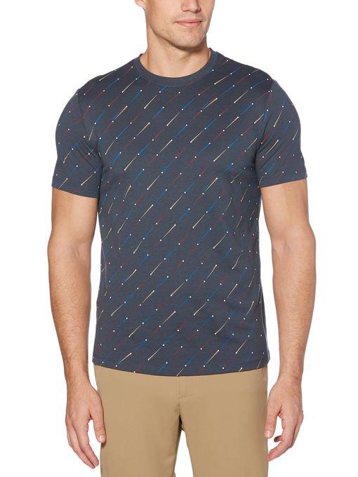 Perry Ellis Diagonal Stripe Tee