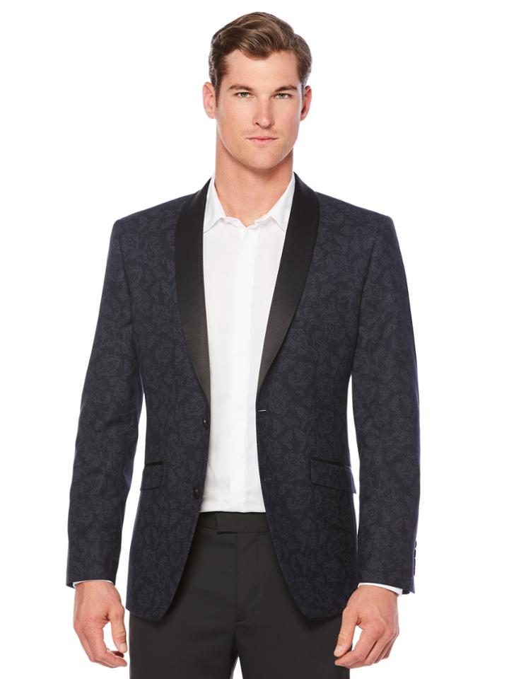 Perry Ellis Slim Fit Paisley Sport Coat