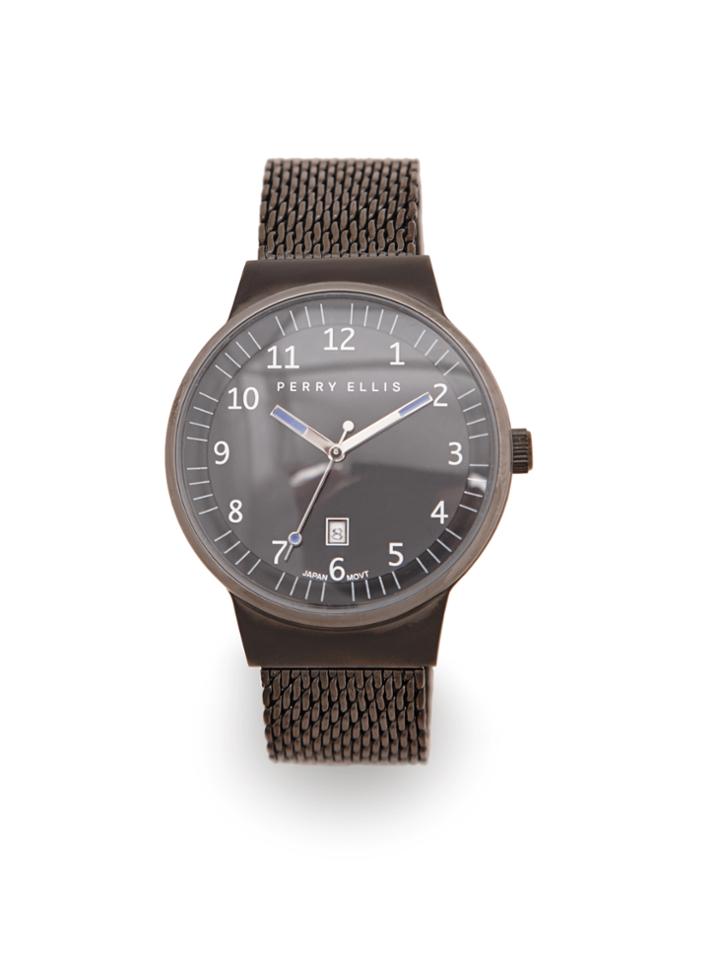 Perry Ellis Mesh Skagen Band Watch