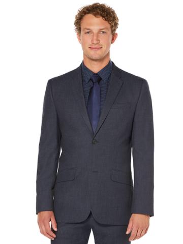 Perry Ellis Modern Fit Textured Neat Suit Jacket