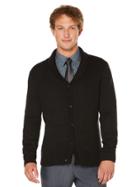 Perry Ellis 5 Button Shawl Collar Cardigan
