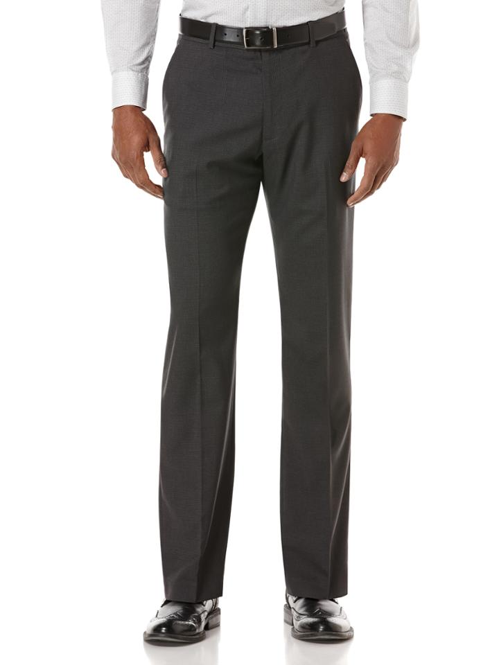 Perry Ellis Modern Fit Mini Check Suit Pant