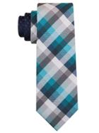 Perry Ellis Holt Check Silk Tie