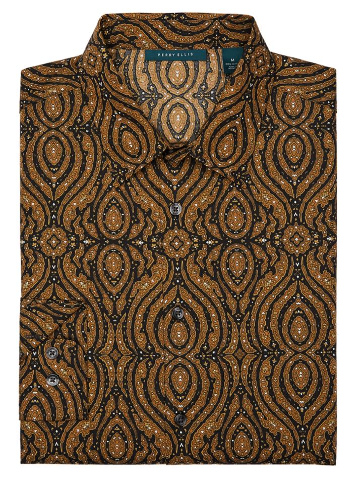 Perry Ellis Ornate Kaleidoscope Print Shirt