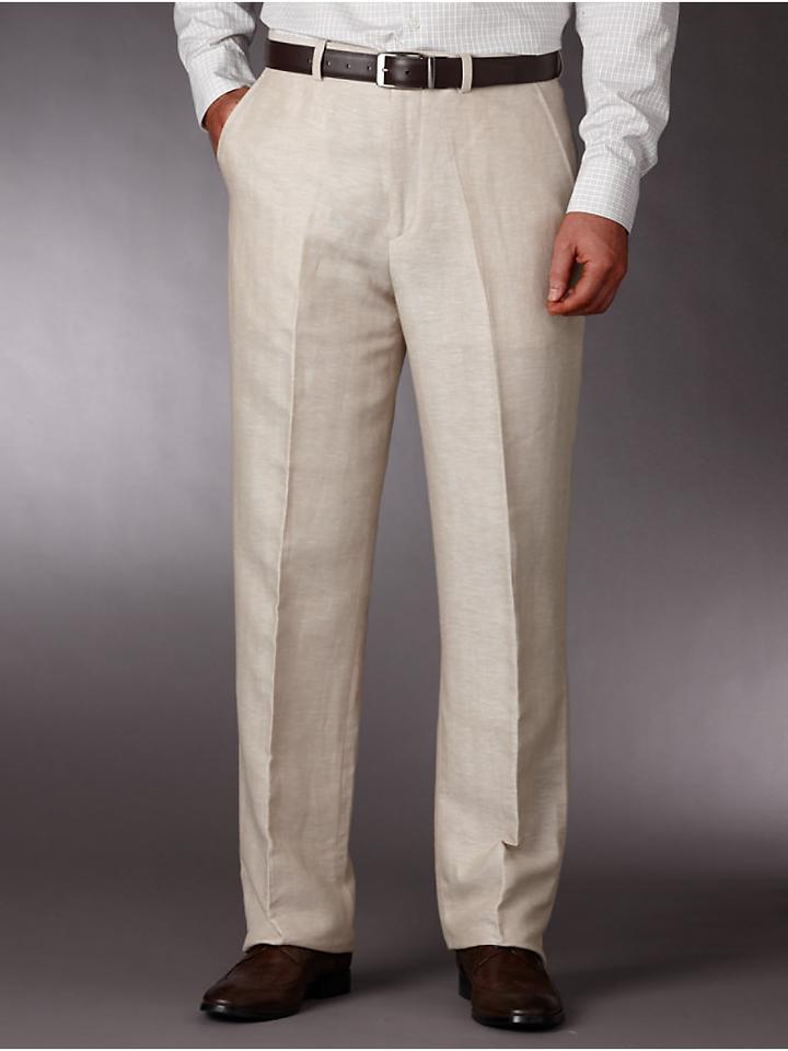 Perry Ellis Wide Herringbone Classic Fit Pant