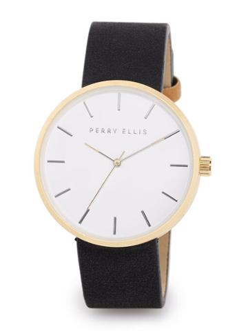 Perry Ellis Perry Ellis Portfolio Black Band Watch