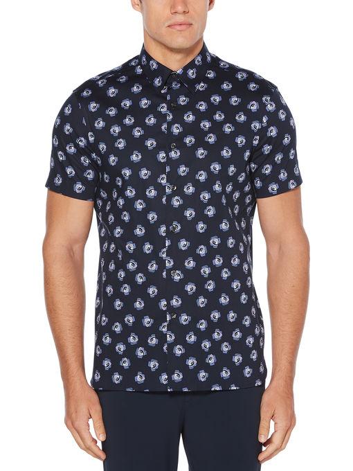 Perry Ellis Short Sleeve Rose Shirt