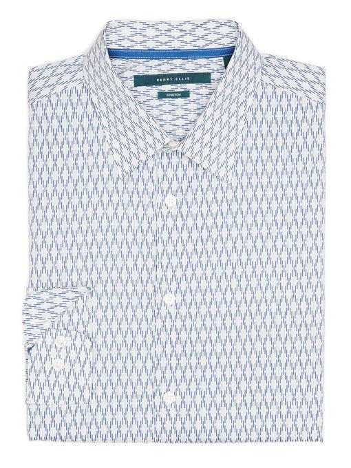 Perry Ellis Striped Diamond Shirt