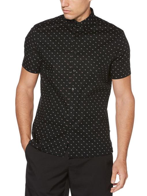 Perry Ellis Short Sleeve Arrowhead Print Shirt