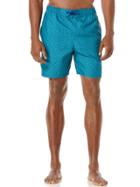Perry Ellis Mosaic Print Swim Trunk