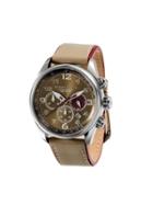 Perry Ellis Gt Chrono Olive Leather Watch