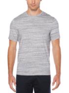 Perry Ellis Short Sleeve Striped Crew