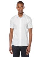 Perry Ellis Exclusive Short Sleeve Vertical Stripe Shirt