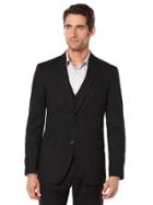 Perry Ellis Big And Tall Solid Bedford Suit Jacket