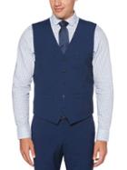 Perry Ellis Slim Fit Stretch Textured Slub Suit Vest