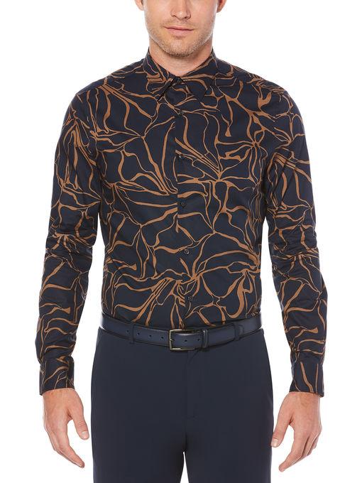 Perry Ellis Floral Swirl Shirt