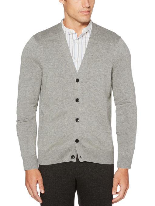 Perry Ellis Solid Cardigan