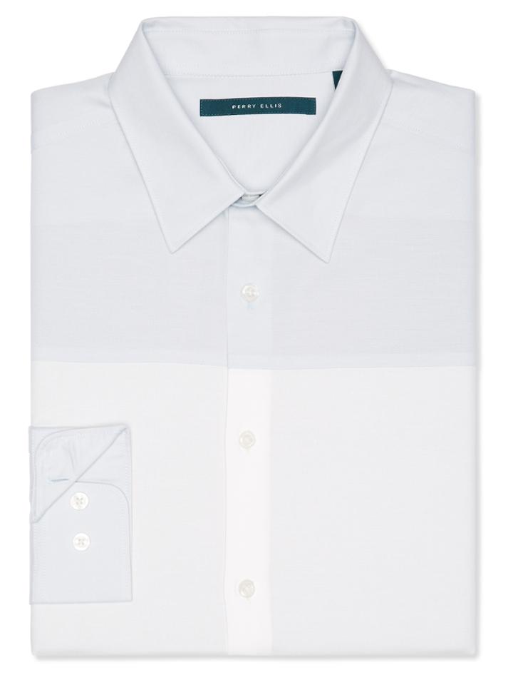 Perry Ellis Oxford Stripe Shirt