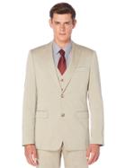 Perry Ellis Travel Luxe Heather Twill Suit Jacket