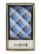 Perry Ellis Turley Check Tie Box