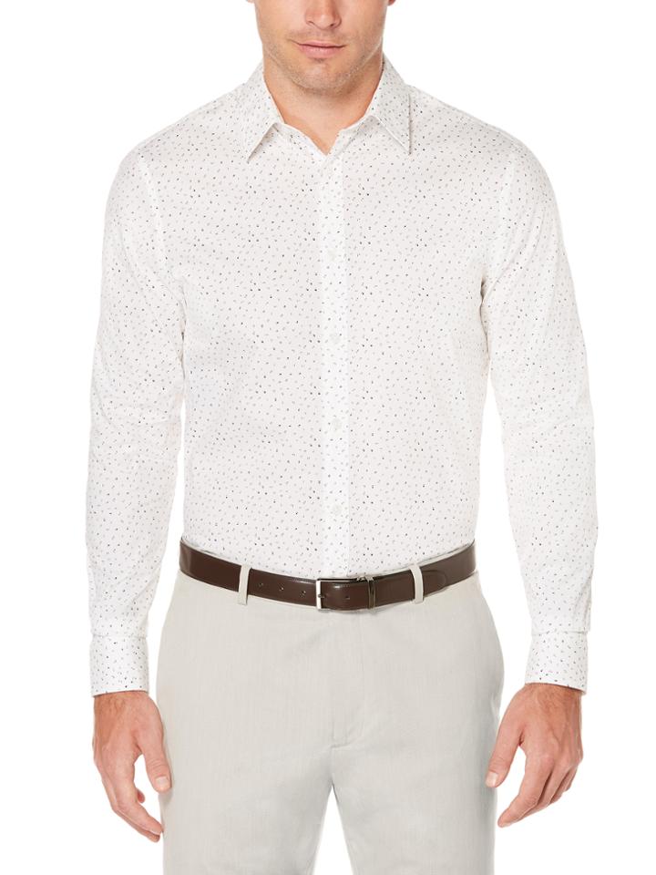 Perry Ellis Mini Multi-color Triangle Print Shirt