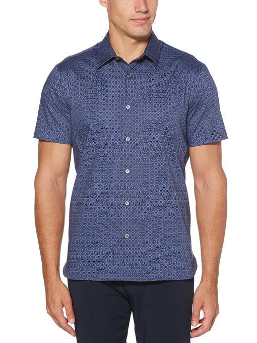 Perry Ellis Geo Print Stretch Shirt