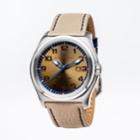 Perry Ellis Memphis Olive Leather Watch