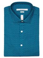 Perry Ellis Ultra Slim Scatter Block Dress Shirt